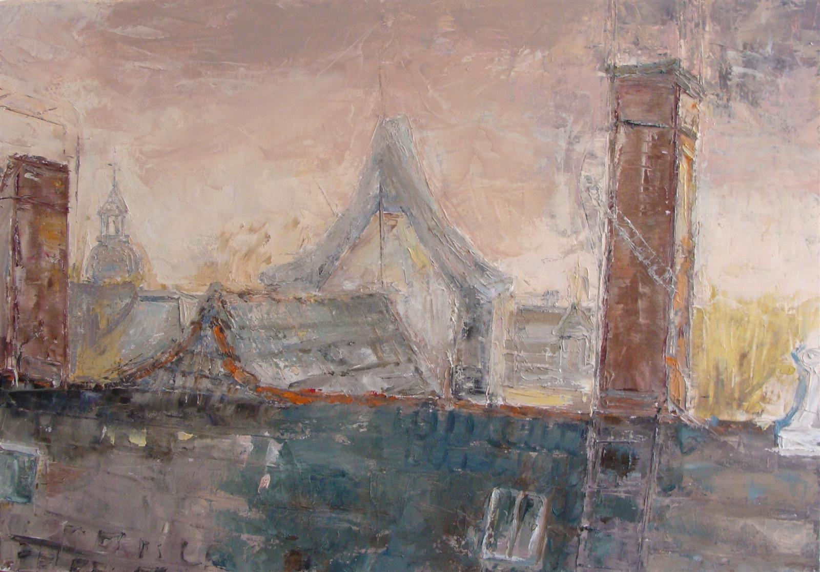 2010 Dachy w Pszczynie 70x50